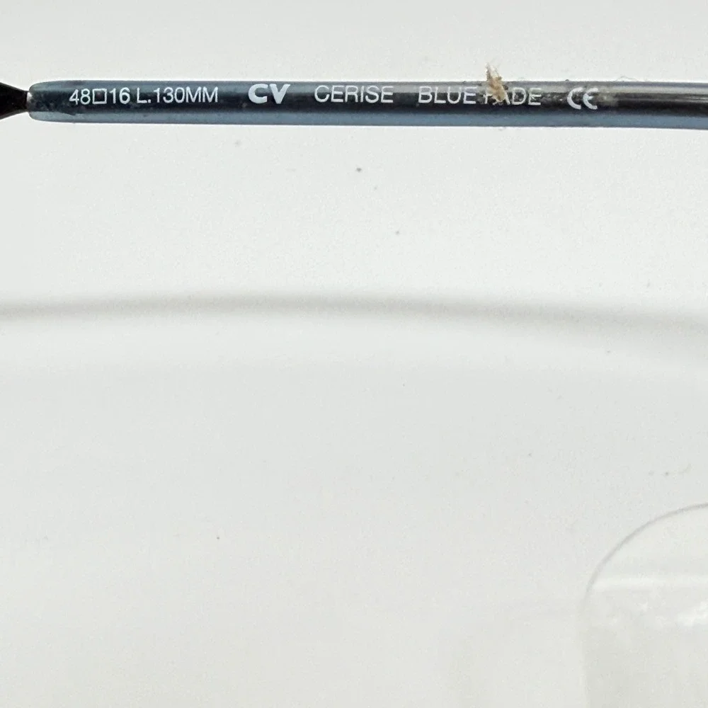 BCBGMAXAZRIA Cat‎ Eye Eyeglasses Blue Fade Gradient 48 16 130 21296